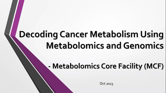 Decoding Cancer Metabolism Using Metabolomics and Transcriptomics