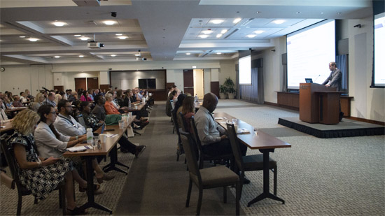 Participants attend Oncology Review