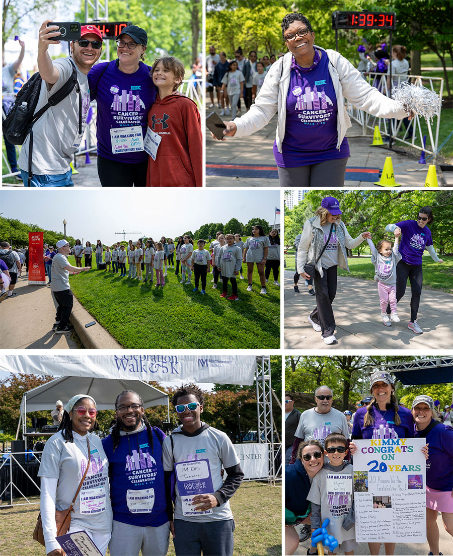 photo collage of Walk participants the day of the event