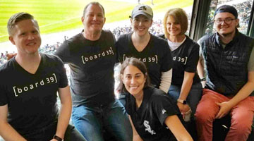 Members of the patient advocacy group BOARD39