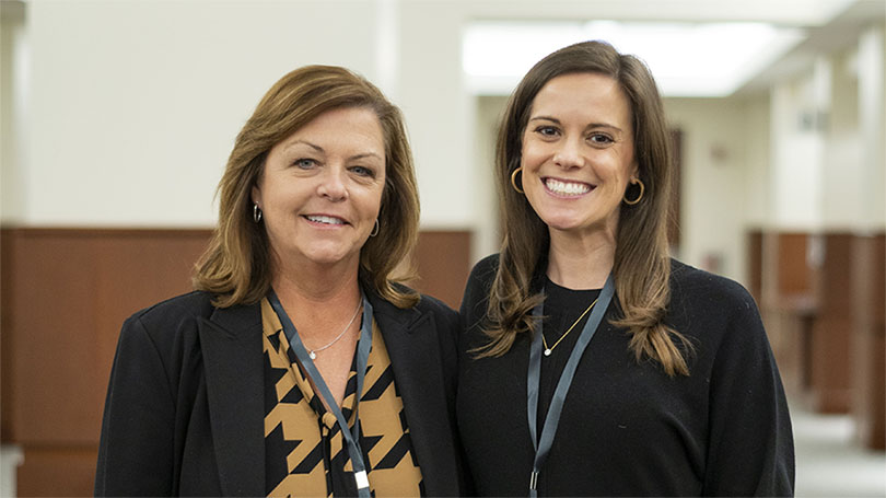 Karen Kinehan and Melissa Duffy, survivorship