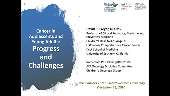 Cancer in Adolescents and Young Adults: Progress and Challenges