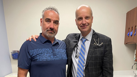 Dr. Lorch with NUT Carcinoma Patient